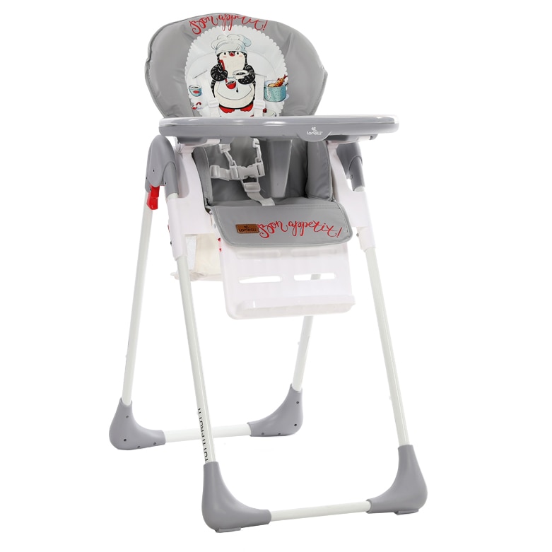 Scaun de masa Lorelli, Tutti Frutti, Grey Penguin, Pinguin, Gri