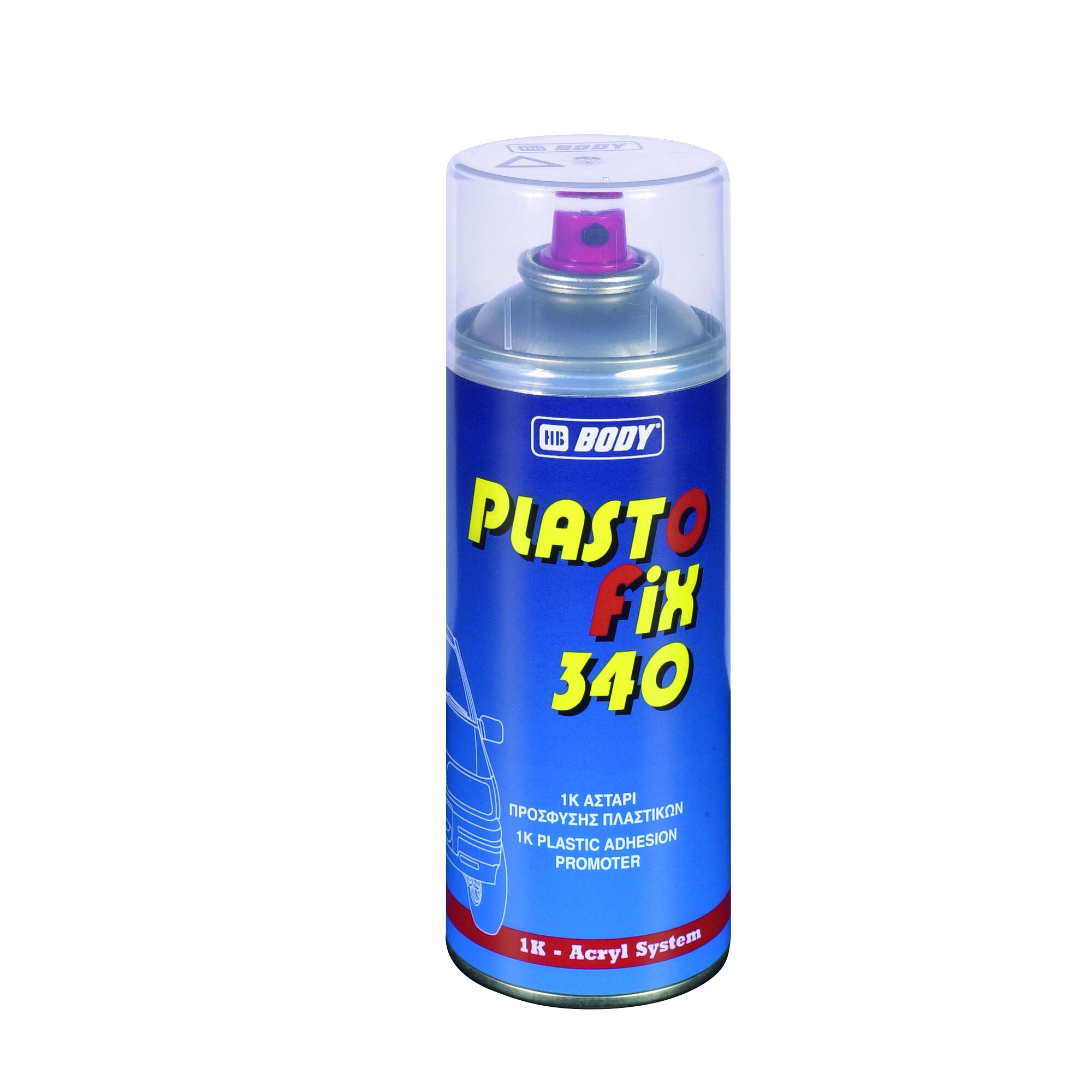 Spray grund 340, HB Body, transparent, 400ml