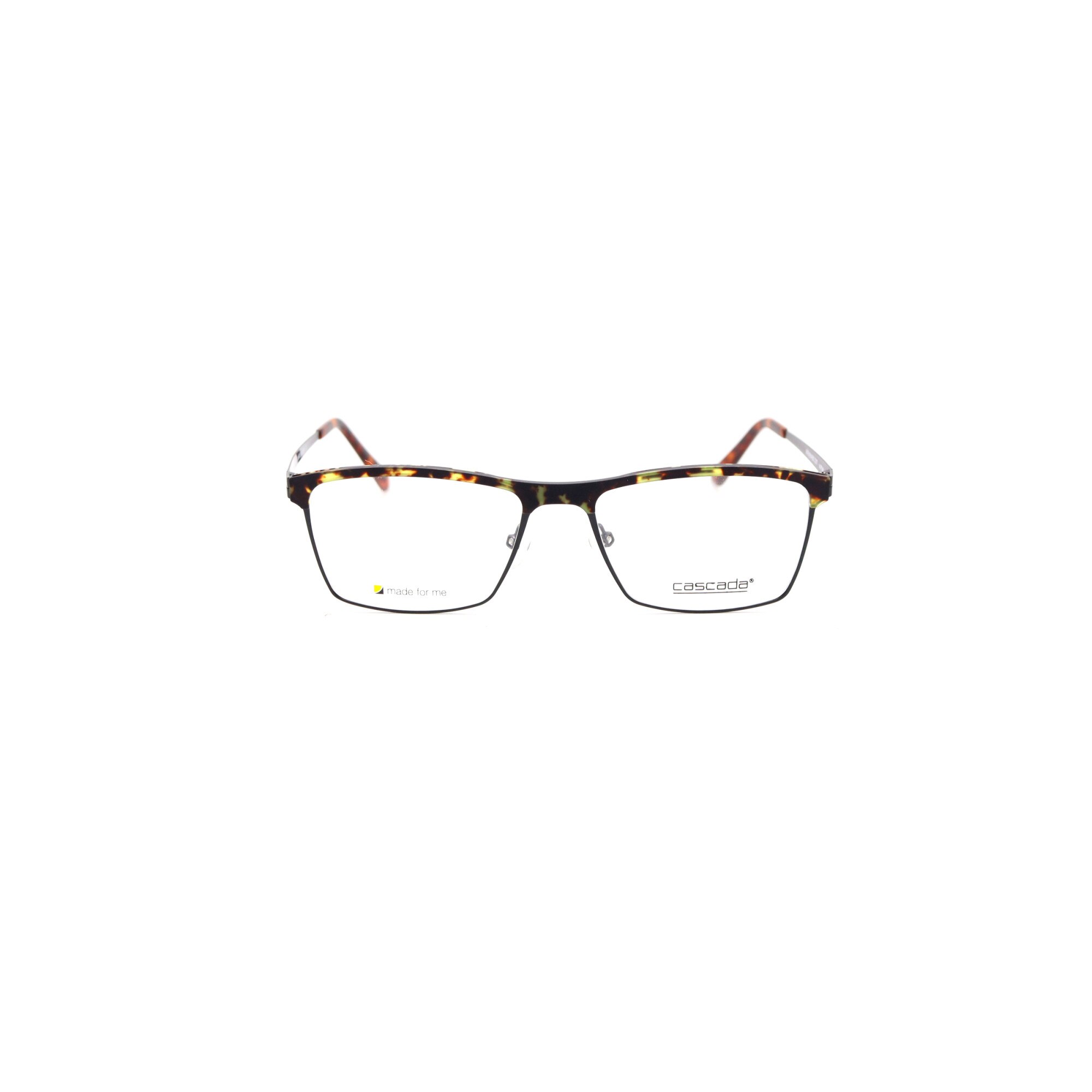Rame ochelari de vedere, Cascada, Unisex, 54mm, Negru/Maro