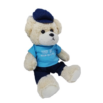 Ursulet de Plus cu sapca, Albastru Ursulet de Plus cu sapca, Albastru