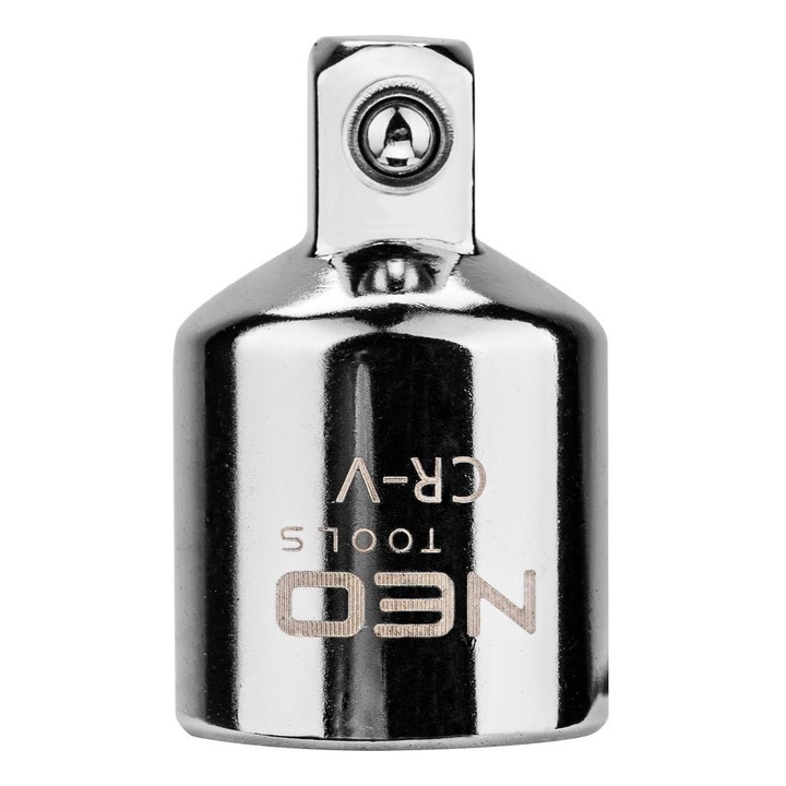 Reductie chei Neo 08-562, 1/4" M x 3/8" F, 26 mm, Otel, Crom