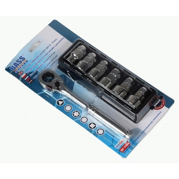 Set clichet universal cu adaptoare, Bass Polska 2761, 8-21 mm Set clichet universal cu adaptoare, Bass Polska 2761, 8-21 mm