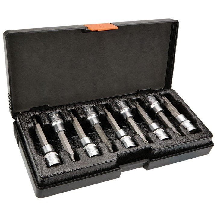 Set tubulare cu profil Torx lungi 1/2" Neo