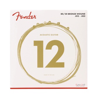 Set Corzi, Fender, Light, Chitra Acustica, Grosime 12-52, Bronze Set Corzi, Fender, Light, Chitra Acustica, Grosime 12-52, Bronze