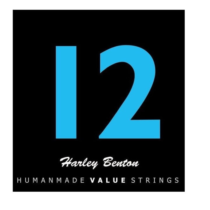 Set Corzi, Harley Benton, Lights, Chitra Acustica, Grosime 12-53, Bronze