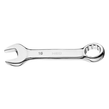 Cheie combinata fixa Neo 09-768 , 16 X 123 mm, Argintiu Cheie combinata fixa Neo 09-768 , 16 X 123 mm, Argintiu