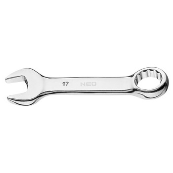 Cheie combinata fixa NEO 09-769, 17 X 129 mm, Argintiu Cheie combinata fixa NEO 09-769, 17 X 129 mm, Argintiu