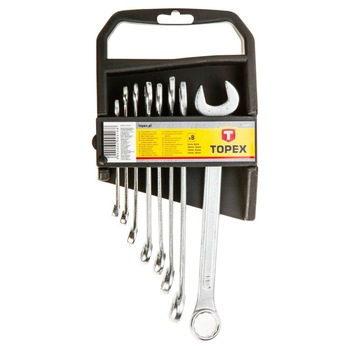 Set 8 chei Topex, Model 35D374, 6-19 mm Set 8 chei Topex, Model 35D374, 6-19 mm