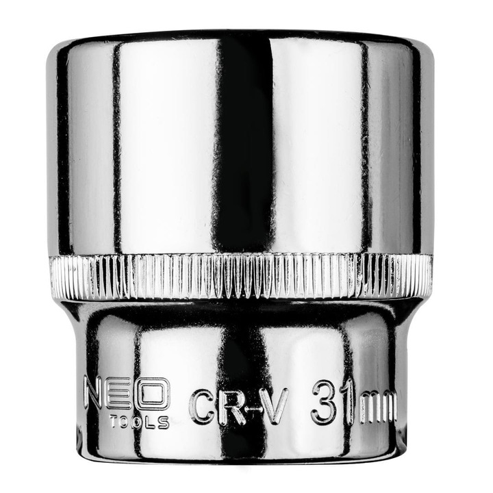 Cheie hexagonala NEO 08-431, 1/2", 31 mm, Otel, Crom