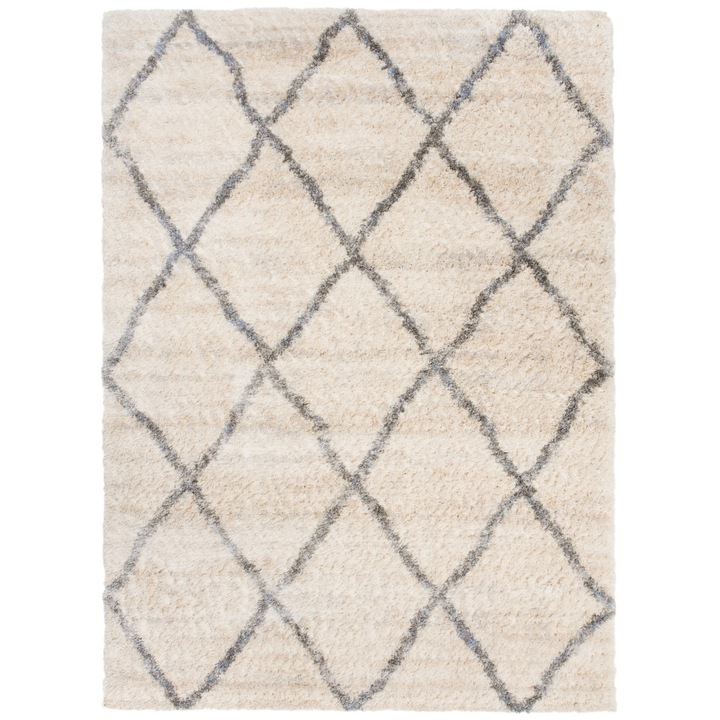 Covor Versay Soft Designer Shaggy Modern Chemex Q262A EJF BF cremos 140x200