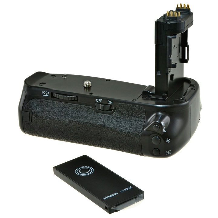 Grip Baterie Jupio pentru Canon EOS 6D Mark II (BG-E12), Negru