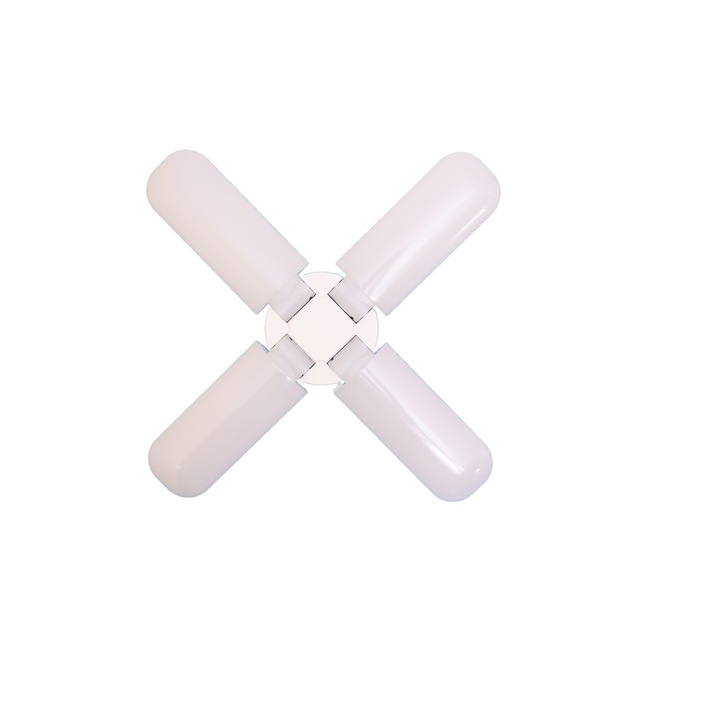 Fara LED Lámpa, állítható, mozgatható 4 karos ventilátor típus, 60 W, 3000 K
