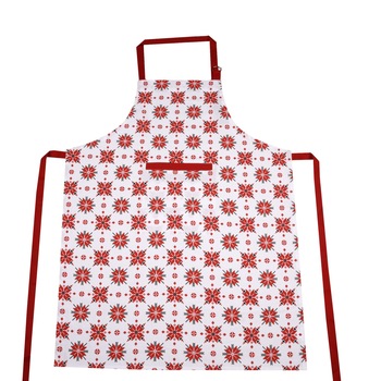 Sort bucatarie N-9052, bumbac, rosu, 90 x 70 cm Sort bucatarie N-9052, bumbac, rosu, 90 x 70 cm