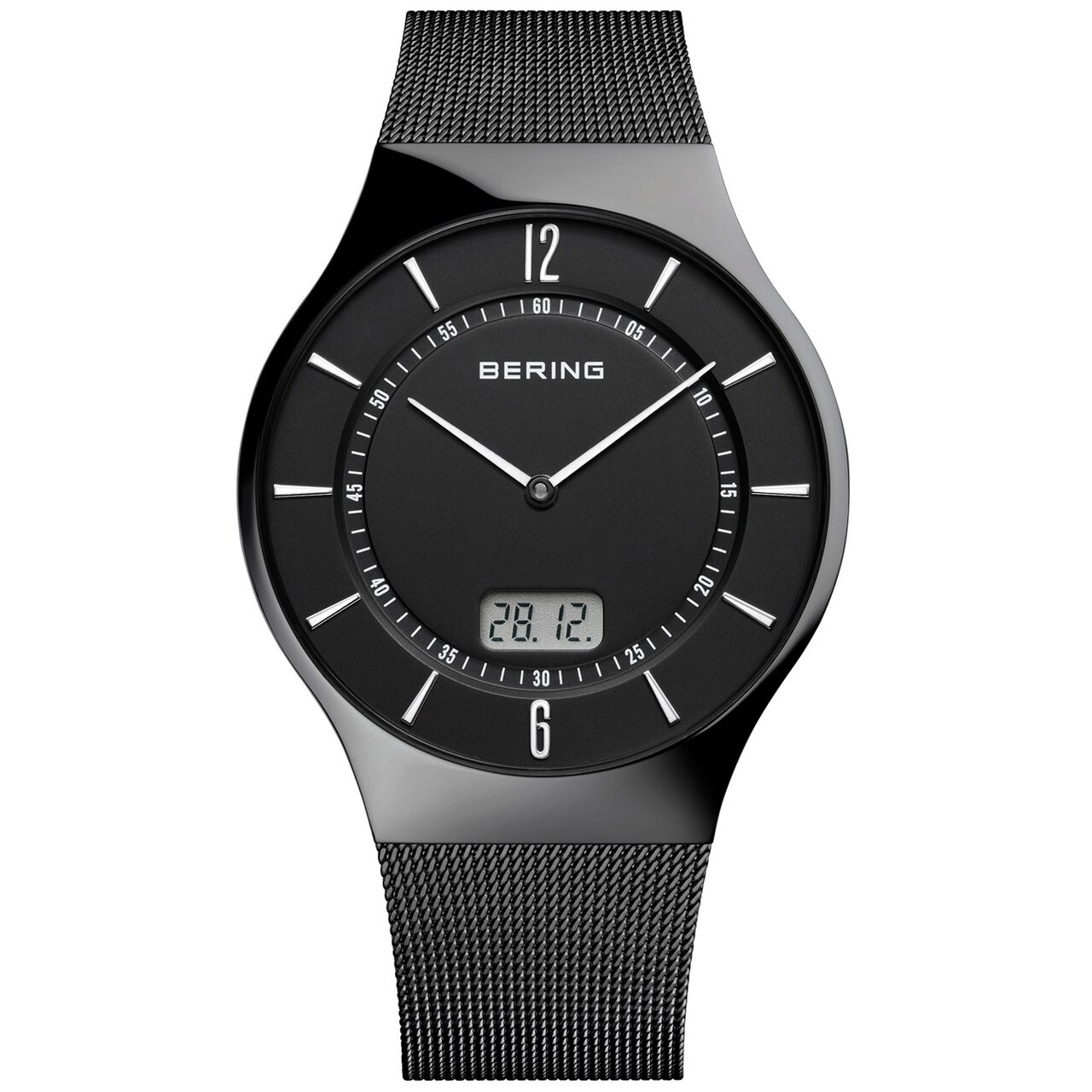 Ceas barbatesc Bering 51640-222, , 40mm, 5ATM, Negru