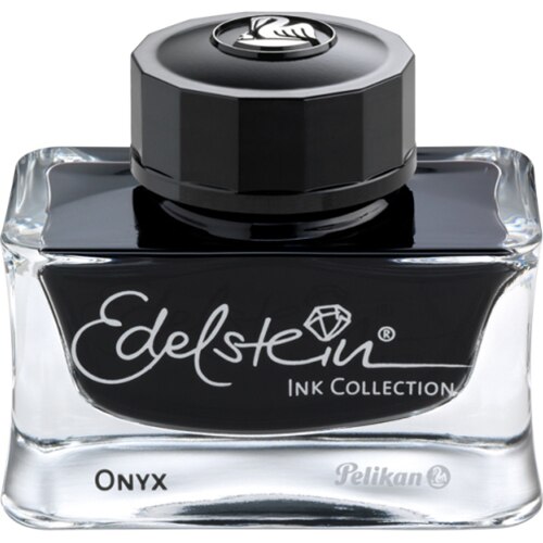Cerneala Pelikan, premium Edelstein, borcan 50ml, culoare negru onix