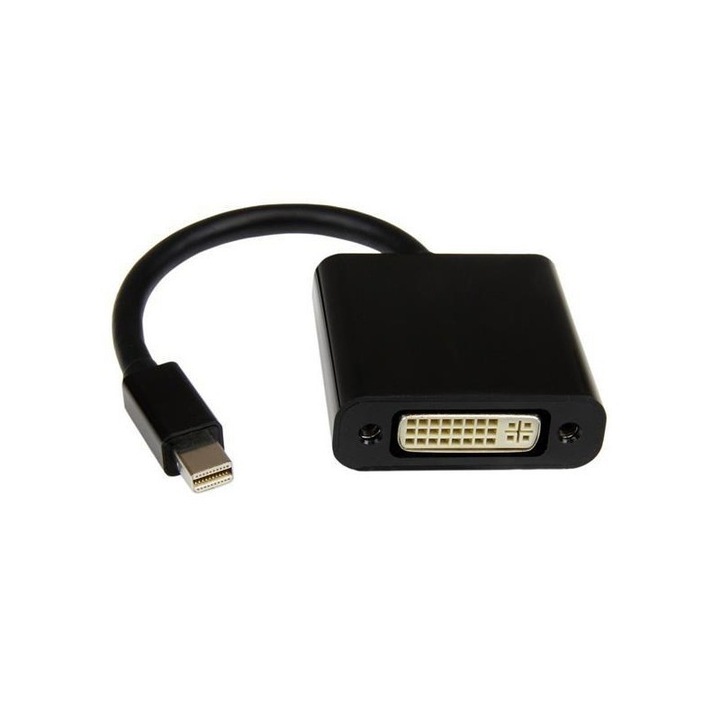 Akyga DVI-F/miniDisplayPort-M Thunderbolt AK-AD-37 fekete adapter