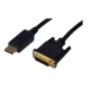 Кабел Digitus, DisplayPort/DVI-D, 2 м, черен