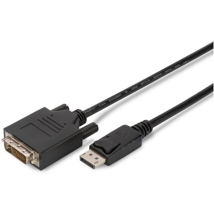 Cablu Digitus, DisplayPort/DVI-D, 2m, Negru