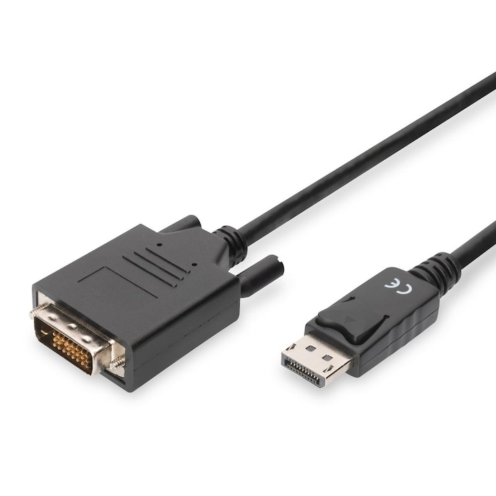 Кабел Digitus, DisplayPort/DVI-D, 2 м, черен