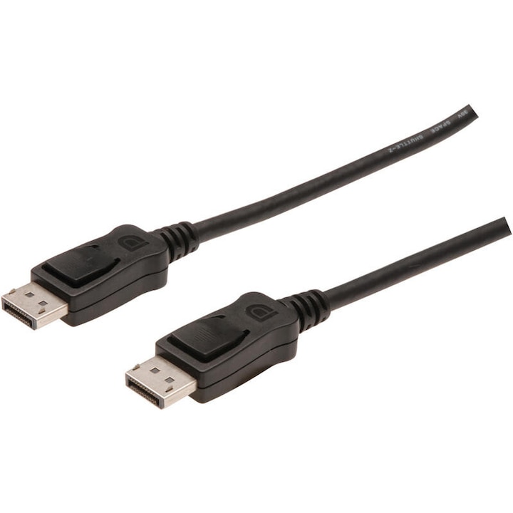 Cablu Assmann, 2 x DisplayPort tata, 3m, Negru