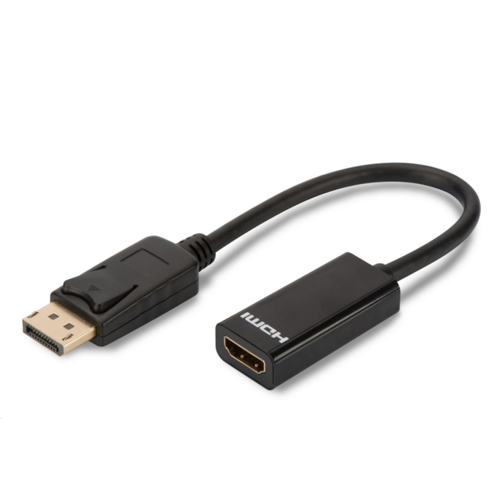 DIGITUS adaptor cable displayPort HDMI M/F 0.15m AW28