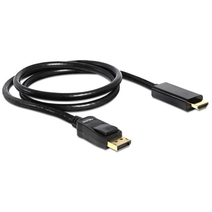 Cablu Delock, Displayport/HDMI, 1m, Negru