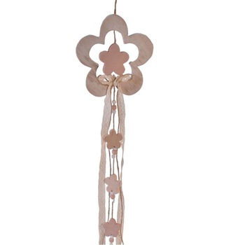 Decoratiune suspendabila, Zola® din lemn, model floricica 3D, 68x 15 cm Decoratiune suspendabila, Zola® din lemn, model floricica 3D, 68x 15 cm
