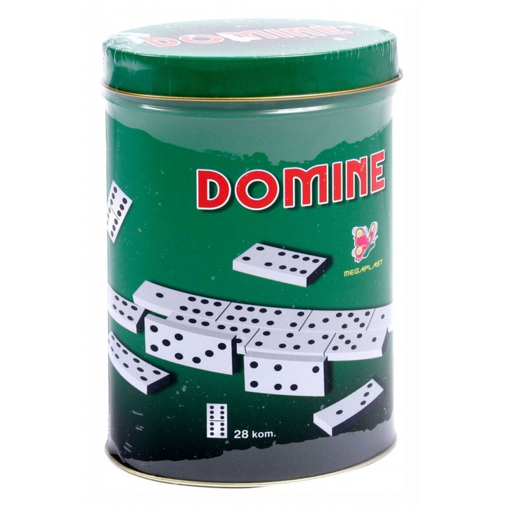 Dominó fémdobozban