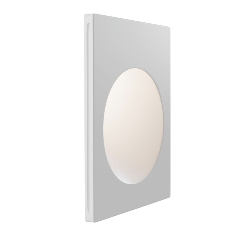 Spot de perete, ghips alb, 30 W