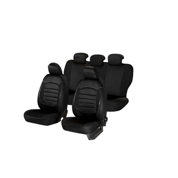 Set huse scaune auto BMW Umbrella, Urban, Seria 3 E90, 9 piese, Negru Set huse scaune auto BMW Umbrella, Urban, Seria 3 E90, 9 piese, Negru
