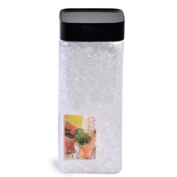 Nisip decorativ, Zola®, pentru decoratiuni si aranjamente,800 gr, alb/transparent