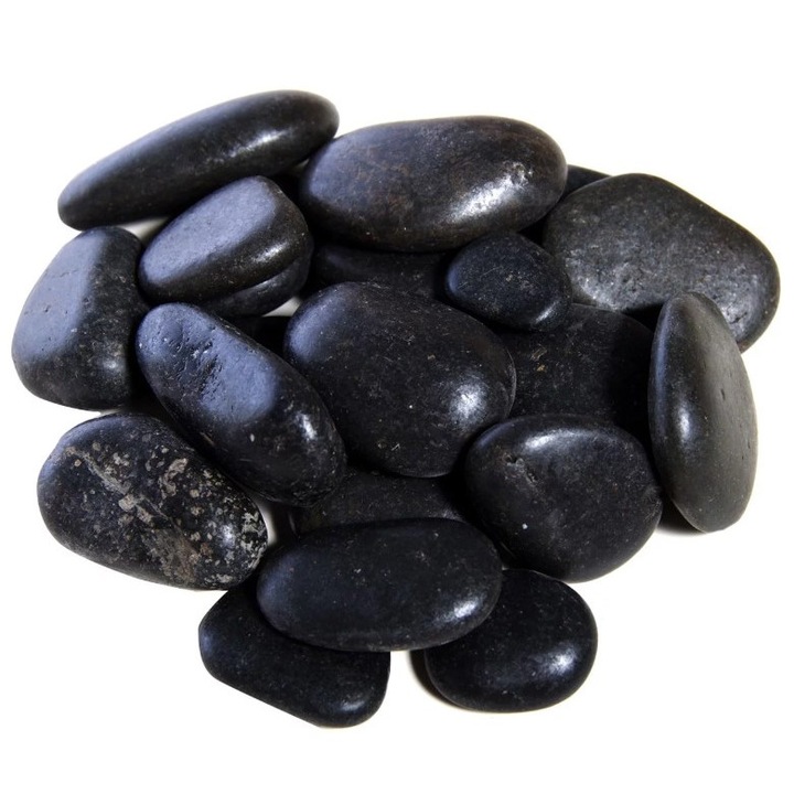 Декоративни камъни, Zola®, черни, размер: 3-4 см, 1 кг