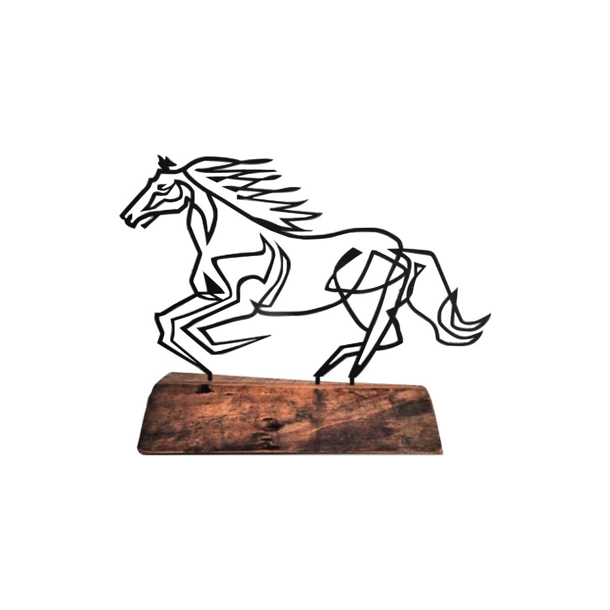 Decoratiune metalica , Horse