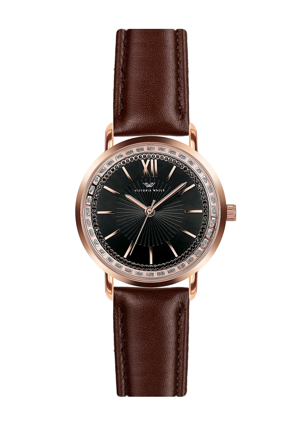 Victoria Walls, Ceas cu cristale pe cadran Lisa, Maro scortisoara