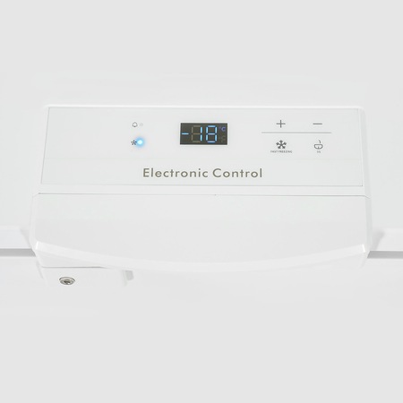 Lada frigorifica Heinner HCF-M200EE++, 200 l, Clasa A++, Display LED, Control electronic, Congelare rapida, Alb