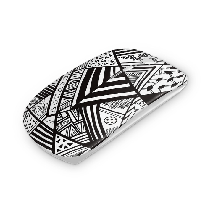 Absztrakt mintás vezetéknélküli egér 57