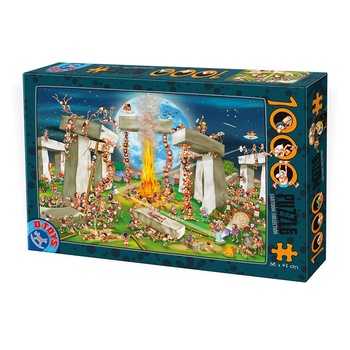 Puzzle D-Toys Cartoon Collection Stonehenge 1000 piese Puzzle D-Toys Cartoon Collection Stonehenge 1000 piese