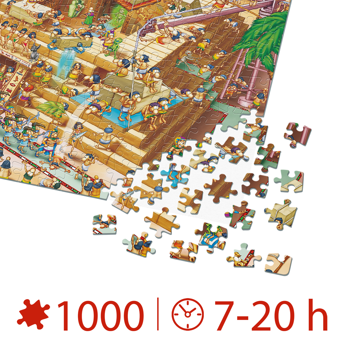 Puzzle D-Toys Cartoon Collection Piramida Egipt 1000 piese - eMAG.ro