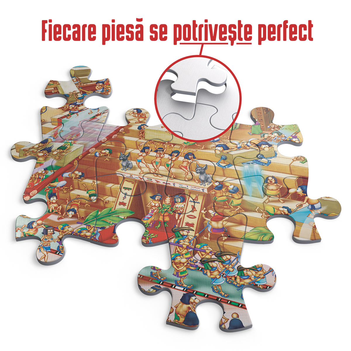 Puzzle D-Toys Cartoon Collection Piramida Egipt 1000 piese - eMAG.ro