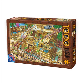 Puzzle D-Toys Cartoon Collection Piramida Egipt 1000 piese Puzzle D-Toys Cartoon Collection Piramida Egipt 1000 piese