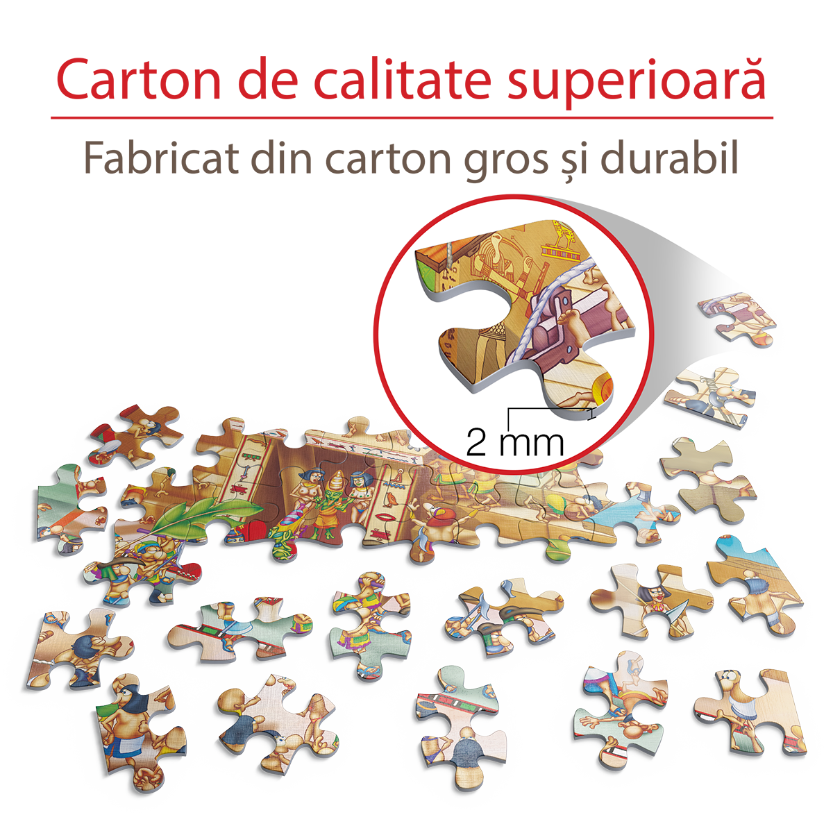 Puzzle D-Toys Cartoon Collection Piramida Egipt 1000 piese - eMAG.ro