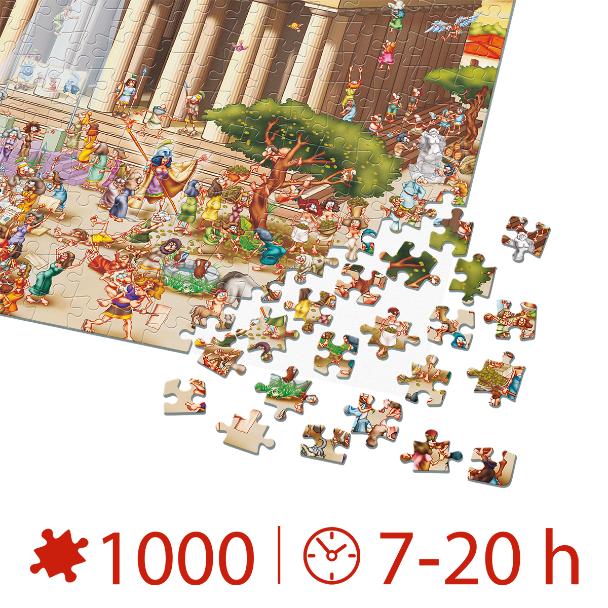 Puzzle D-Toys Cartoon Collection Acropolis Grecia 1000 piese - eMAG.ro