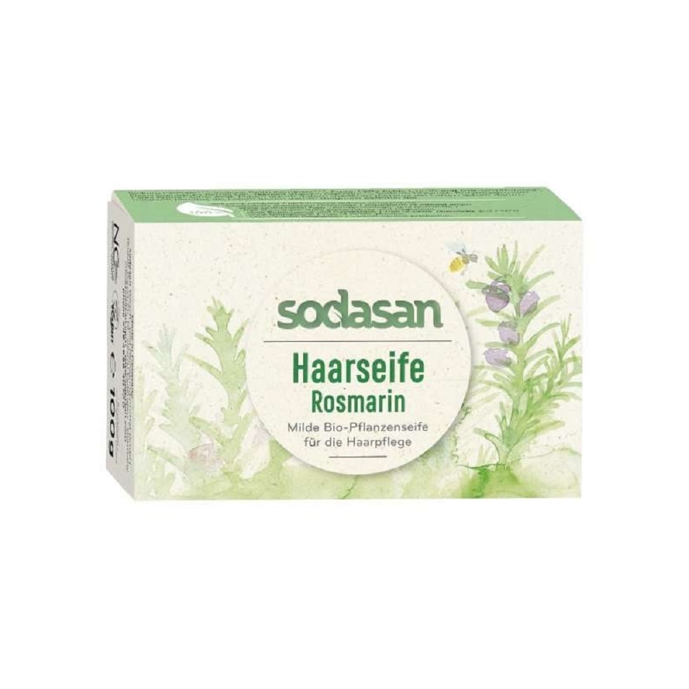 Sampon solid pentru par cu rozmarin 100g Sodasan