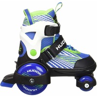 Patine cu rotile pentru baieti ,Hudora-My first Quad ,culoare albastru,dimensiune reglabila 30-33