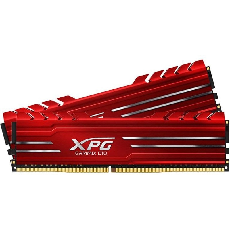 Memorie ADATA XPG Gammix D10 Red 16GB DDR4 2666MHz CL16 Dual Channel kit