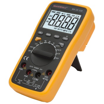 Multimetru digital Maxwell 25328 5 in 1, conexiune USB, sonda termometru, test dioda, test continuitate Multimetru digital Maxwell 25328 5 in 1, conexiune USB, sonda termometru, test dioda, test continuitate