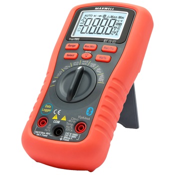 Multimetru digital inteligent Maxwell 25521, Bluetooth, True RMS, test dioda, test continuitate, test tranzistoare Multimetru digital inteligent Maxwell 25521, Bluetooth, True RMS, test dioda, test continuitate, test tranzistoare