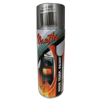 Spray Vopsea Maestro Termorezistenta la caldura 700°C Argintiu Lucios 400 ml Spray Vopsea Maestro Termorezistenta la caldura 700°C Argintiu Lucios 400 ml