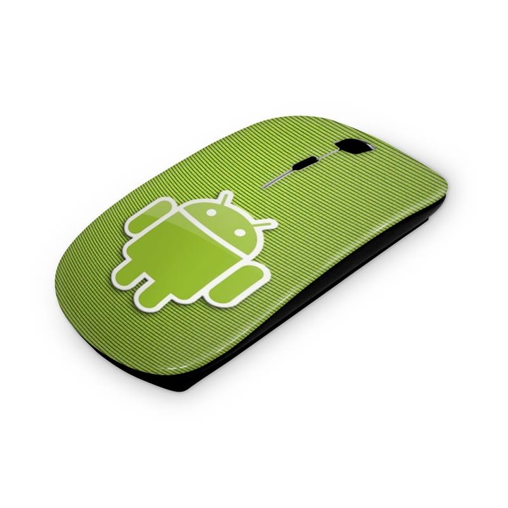 Android mintás vezetéknélküli egér 4