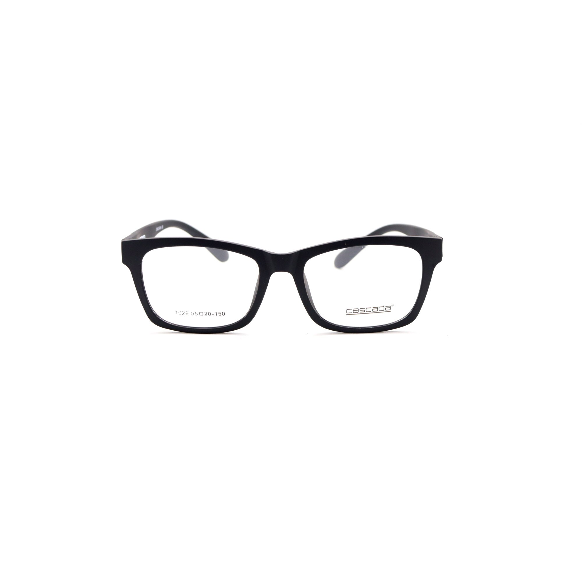 Rame ochelari de vedere, Cascada, Unisex, Clipon,1029, 55mm, Negru